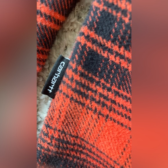 Carhartt WIP Krenz Long Sleeve Shirt in Brick, Small - Picture 7 of 11